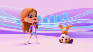 Melody & Momon, Animation, Preschool, Musical, Chien, Danse, Chanson, Thinking Song, Moon-Keys